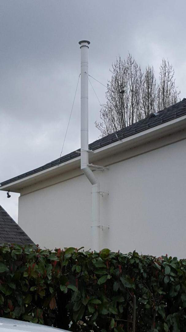 Installation de conduit de fumée Rezé